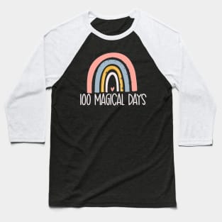 100 Magical Days 100 Days of School Rainbow Magical Learning Baseball T-Shirt